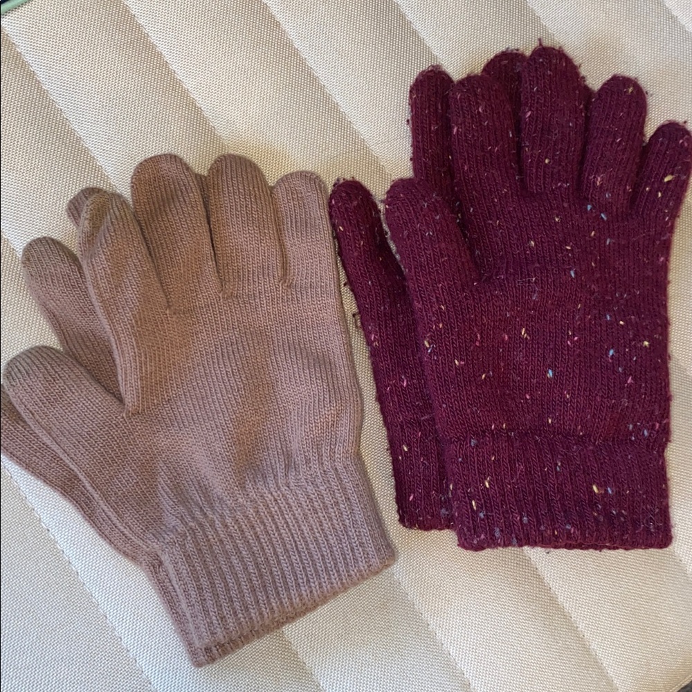 NWOT 2 Pair Winter Gloves OSFM